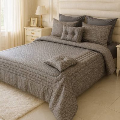 روتختی دونفره ساتن ژاکارد 8775