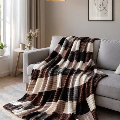 پتو ژله ای تکنفره مدل کرکره ای